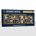 Souvenirs 13 x 39 in. MLB Milwaukee Brewers Game Day in the Dog House Puzzle 1000 Piece SO4236533
